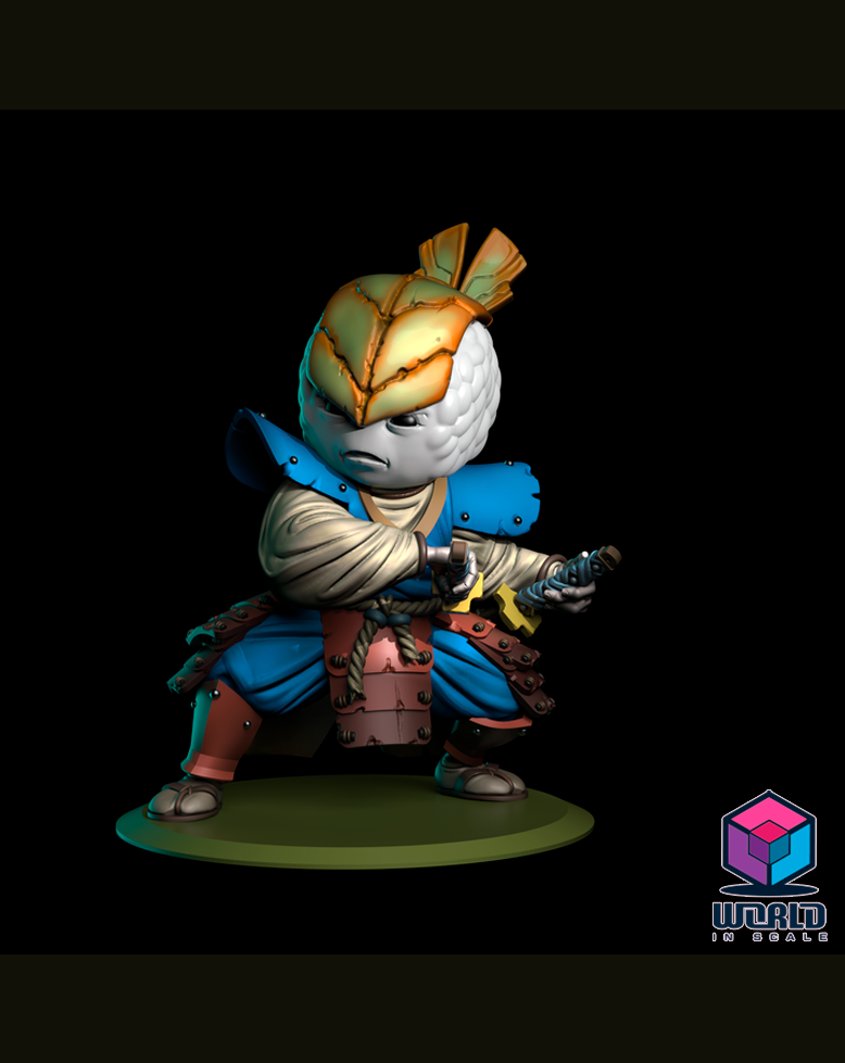 Food Fight - Shrimp Sushi Samurai.