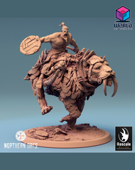 Northern Orcs- Saber-toothed tiger Gelidus Felix – Mounted