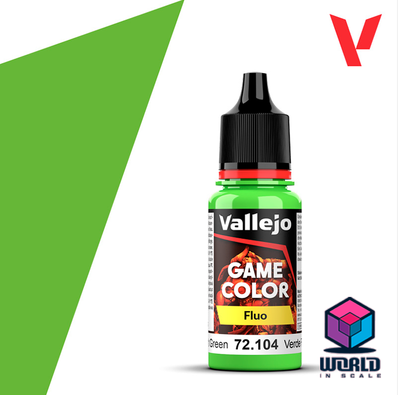 Vallejo-Game Color-Verde Fluorescente-72.104.