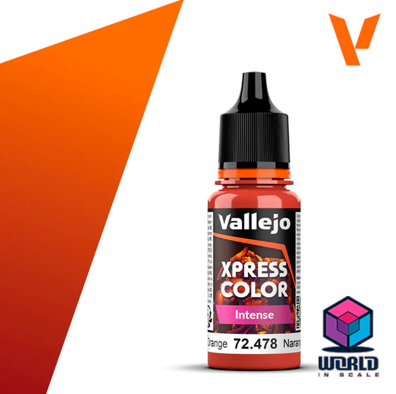 Vallejo-Xpress Color-Phoenix Orange- Intense-72,478