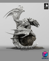 Unchained II  - Volcanic Dragon Perch – Mounted, Saddle & Wild versions