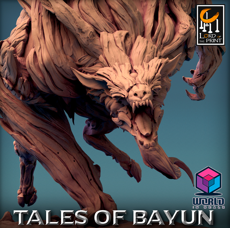 Wood Werewolf-Tales of Bayun Lord of The Print.