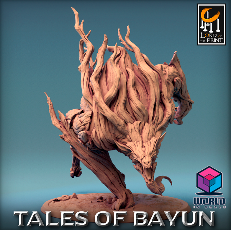 Wood Werewolf-Tales of Bayun Lord of The Print.