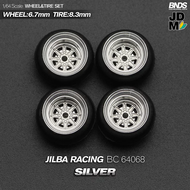 SET RIN DE METAL con LLANTA escala 1-64 SSR JILBA RACING