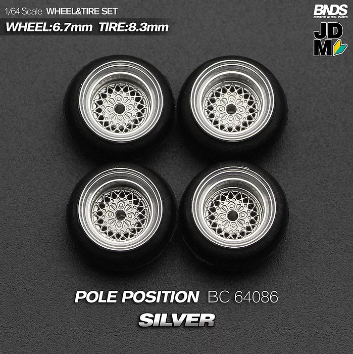 METAL RIM SET with RIM scale 1-64 POLE POSITION