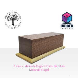 Base figura montada rectangular de madera