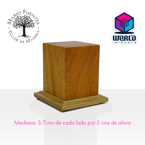 Base rectangular de Madera - Mediana -