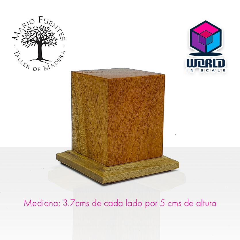 Rectangular wooden base - Medium -