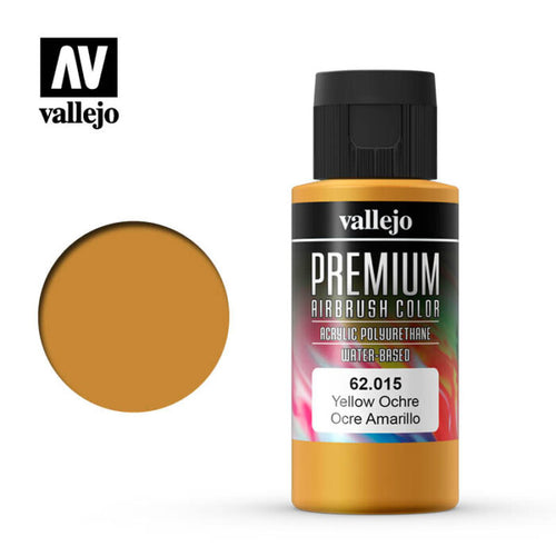 Vallejo Premium Airbrush Color - 62.015 Ocre Amarillo