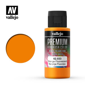Vallejo Premium Airbrush Color - 62.033 Naranja Fluorescente