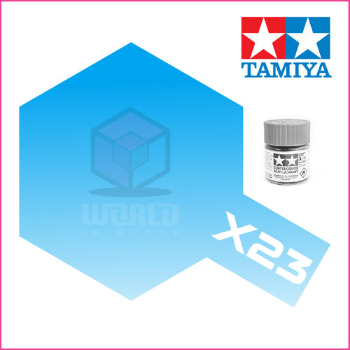 Tamiya X-23 Clear Blue Paint