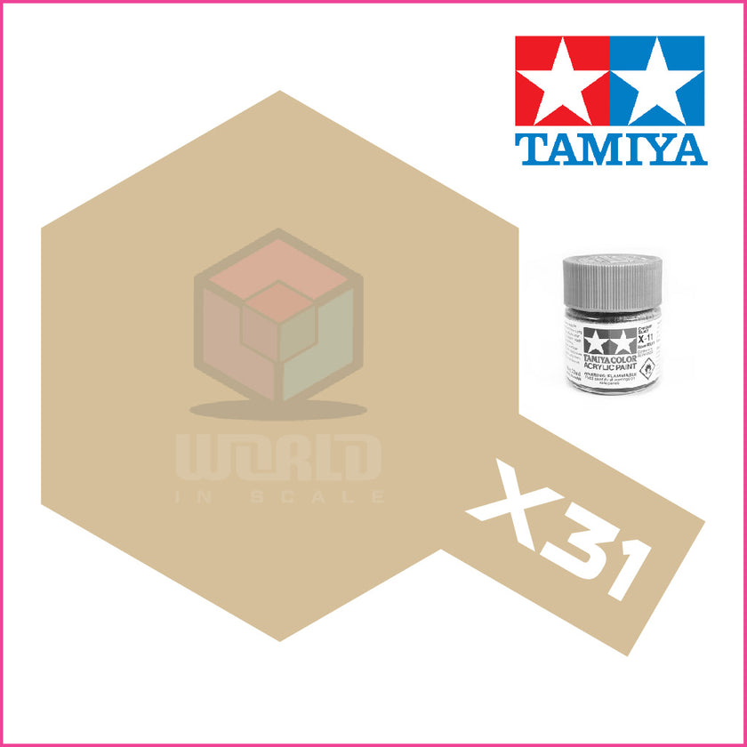 Pintura Tamiya X-31 Titanium Gold