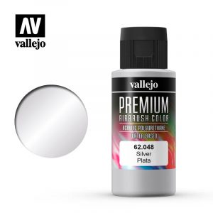 Vallejo Premium Airbrush Color - 62.048 Silver