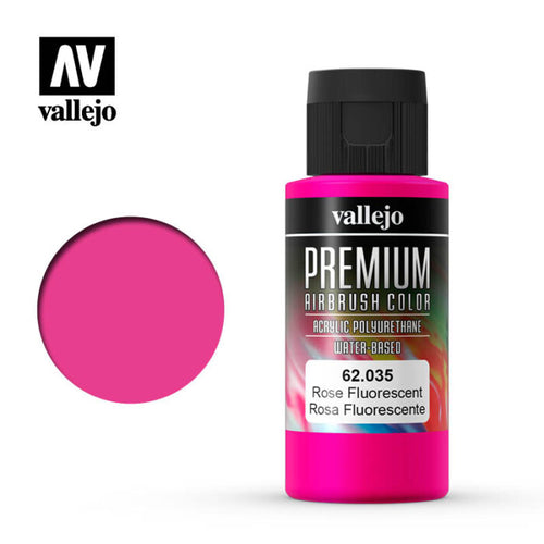 Vallejo Premium Airbrush Color - 62.035 Fluorescent Pink